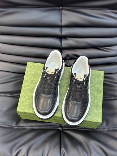 Gucci all-black luxury sneakers view 11 cushioned comfort fit