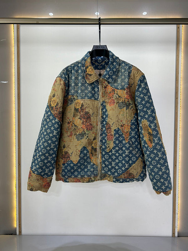 Back view of Louis Vuitton luxury clothing with contemporary cut
