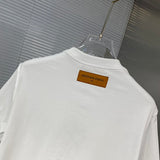 Side profile of Louis Vuitton cotton t-shirt with streetwear-inspired cut