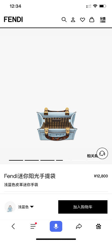 Ziva's Charm handbag – detail view (6.5cm*13cm*18cm)