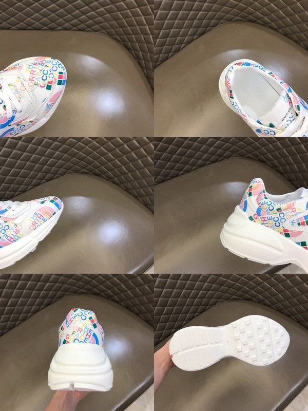 Side profile of Gucci all-black sneakers everyday casual design