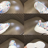 Side profile of Gucci all-black sneakers everyday casual design