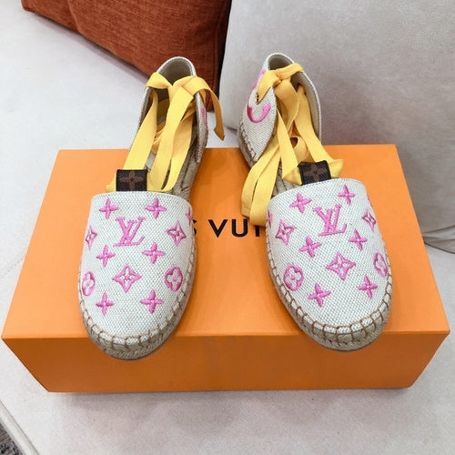 Louis Vuitton Beige Ankle Boots - Full Silhouette View