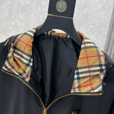 Close-up of Burberry designer clothing craftsmanship