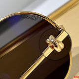 Angled view of Cartier unisex sunglasses