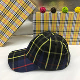 Front view of Burberry unisex cap