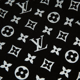 Full styled look of Louis Vuitton luxury clothing with signature branding