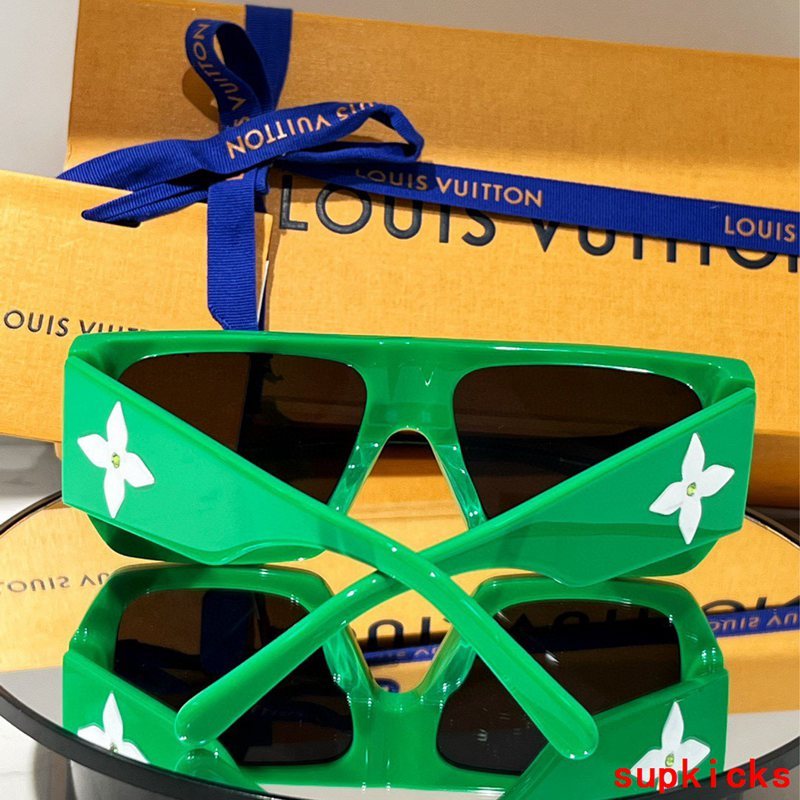 Lifestyle view of Louis Vuitton unisex sunglasses