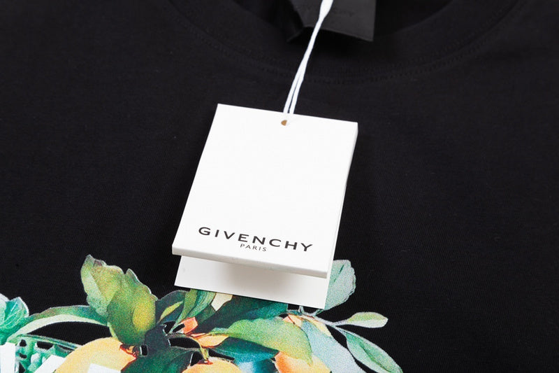 Close-up detail shot of Givenchy luxury clothing with monogram-inspired silhouette