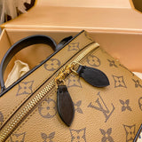 Handle and strap detail of elevated everyday-luxe women's handbag – women's statement bag
