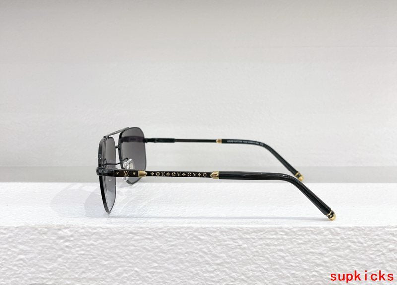 Lifestyle view of Louis Vuitton unisex sunglasses