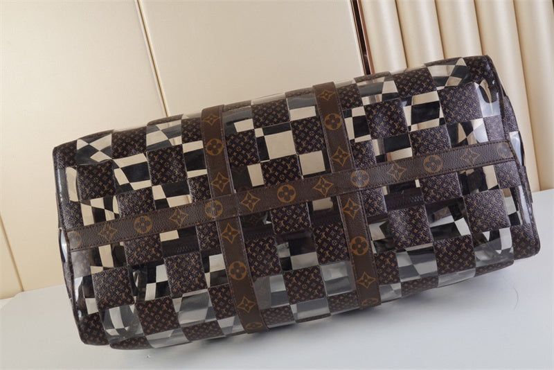  Sleek structured bag carried on shoulder 40