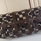  Sleek structured bag carried on shoulder 40