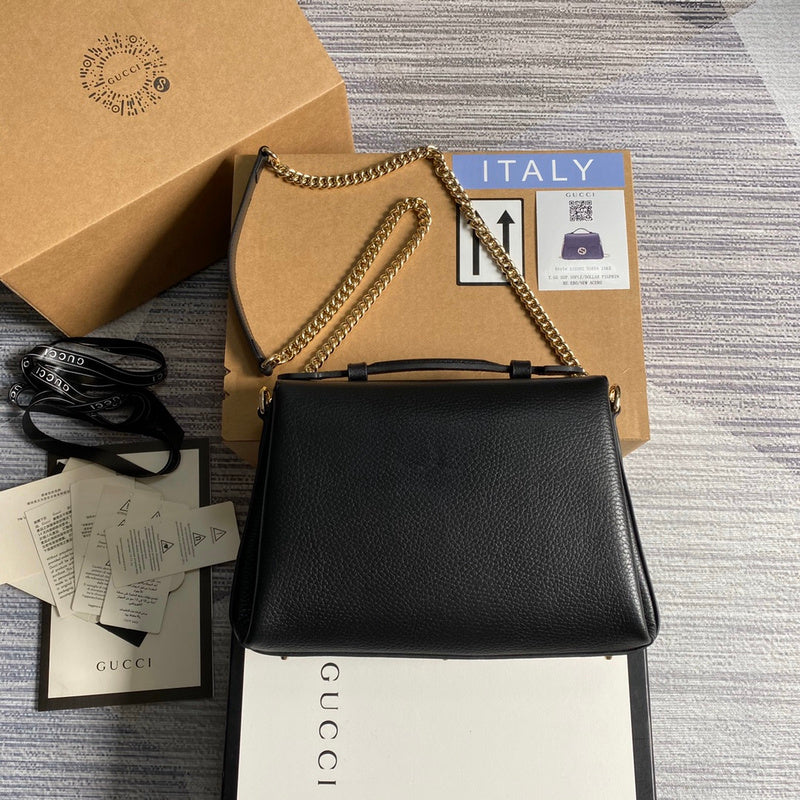 Front view of everyday-luxe sleek women's handbag – women's statement bag