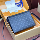  Elegant structured bag carried on shoulder