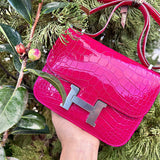 Timeless bag shown from front angle