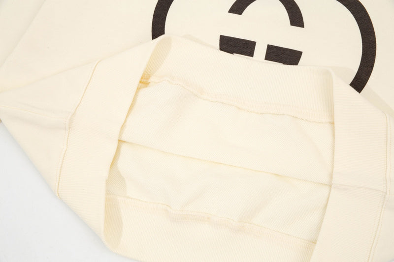 Front view of Gucci luxury clothing with everyday silhouette