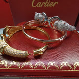 Angled view of Cartier unisex jewelry piece