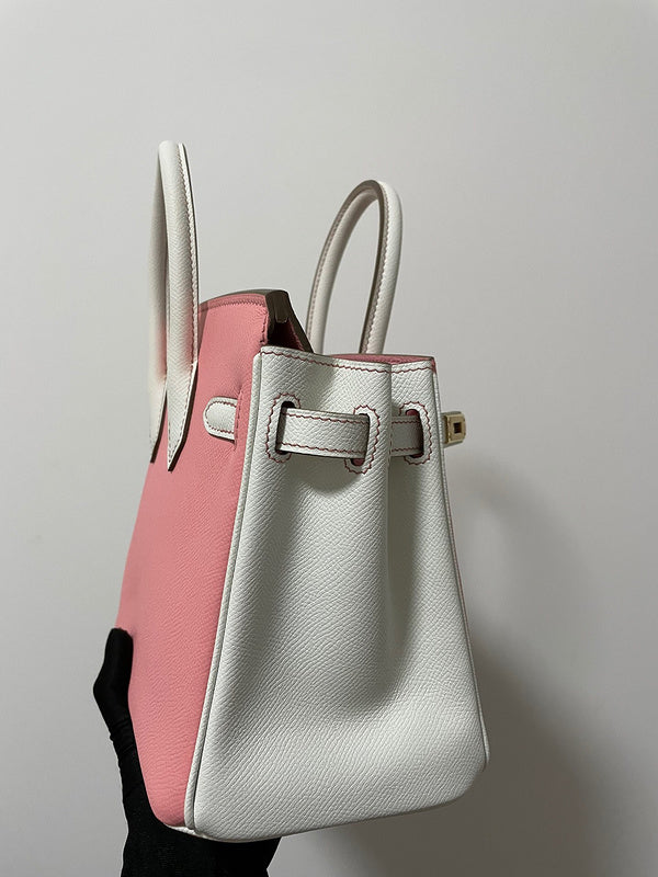 Close-up detail of considered bag design
