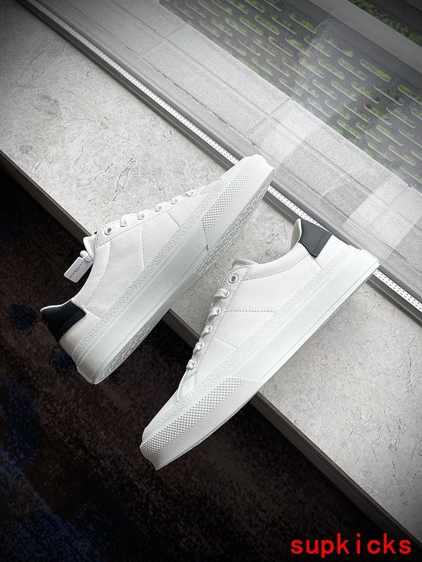 Givenchy White Platform Heels - Back View