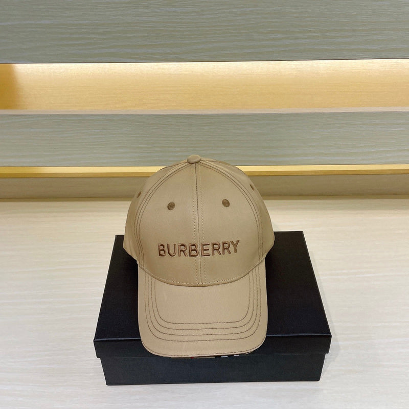 Front view of Burberry unisex cap