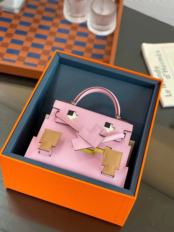 Interior view of elegant premium bag
