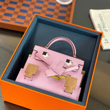 Interior view of elegant premium bag