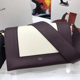 Close-up detail of structured everyday-luxe women's handbag – women's everyday handbag
