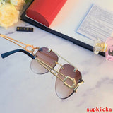 Front view of Cartier unisex sunglasses