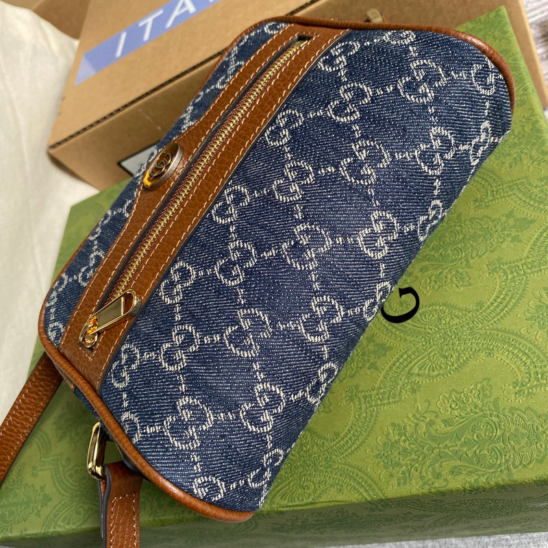 Back view of classic elevated women's handbag – women's statement bag