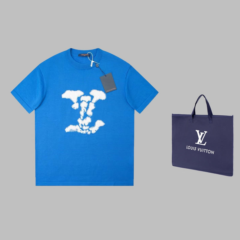 Back view of Louis Vuitton cotton t-shirt with relaxed-fit cut