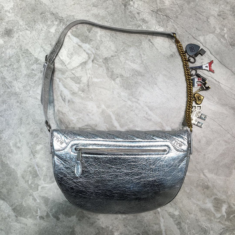 Elegant Premium PU Leather Handbag - Understated Luxury Look | Women's Fashion Handbag #736 - styled full view (image 7) of designer-inspired handbag