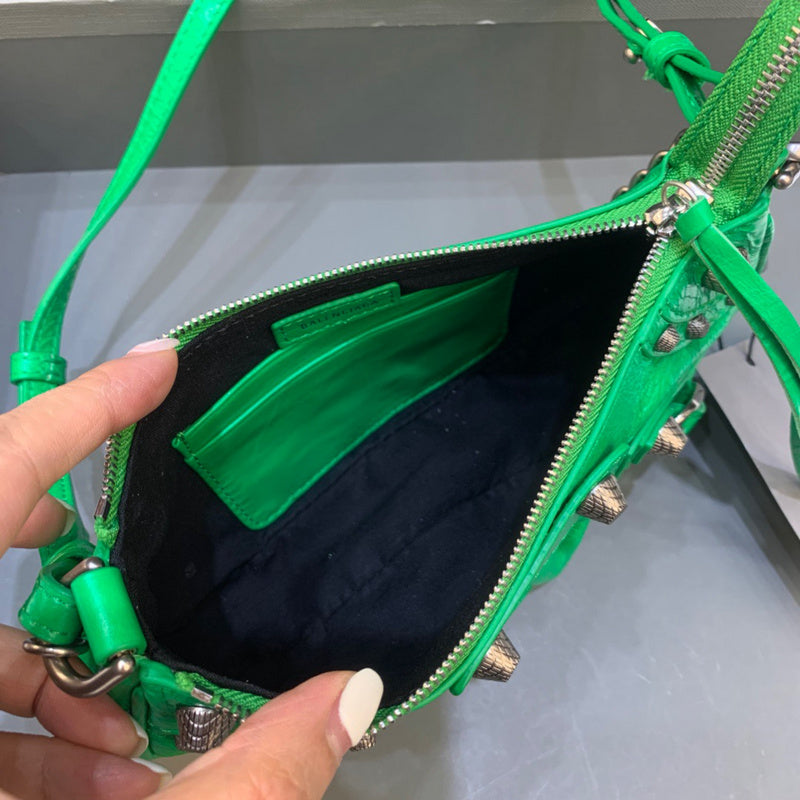 Statement Vegan Leather Handbag - Understated Luxury Look | Women's Luxury Handbag #350 - interior view (image 6) of designer-inspired handbag