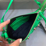 Statement Vegan Leather Handbag - Understated Luxury Look | Women's Luxury Handbag #350 - interior view (image 6) of designer-inspired handbag