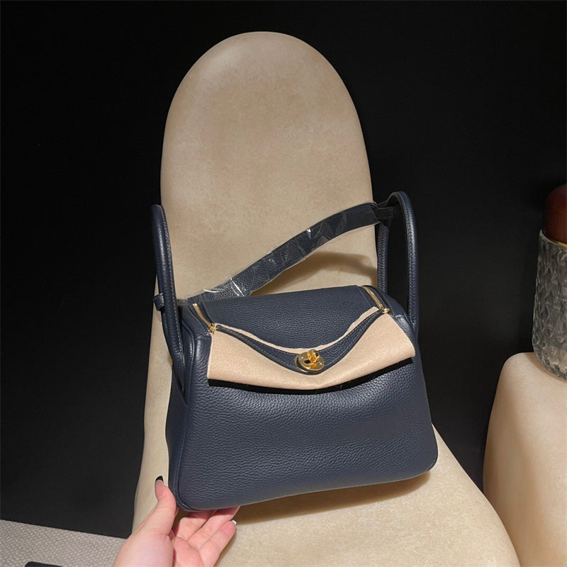 Tailored bag shown from front angle