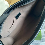 Close-up detail of everyday-luxe structured women's handbag – women's luxury handbag