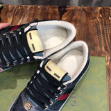 Gucci neutral cream luxury sneakers view 5 signature lace-up style