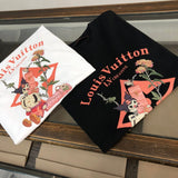 Side profile of Louis Vuitton cotton t-shirt with streetwear-inspired cut