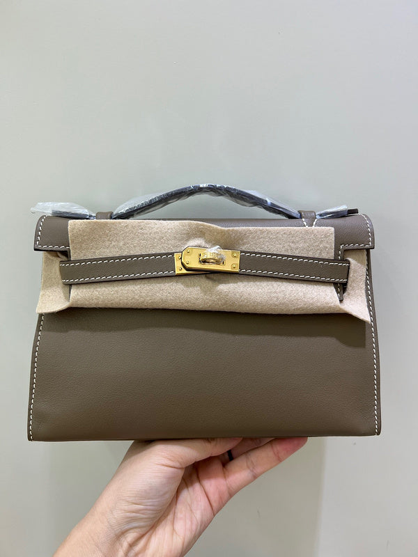 Streamlined bag shown from front angle