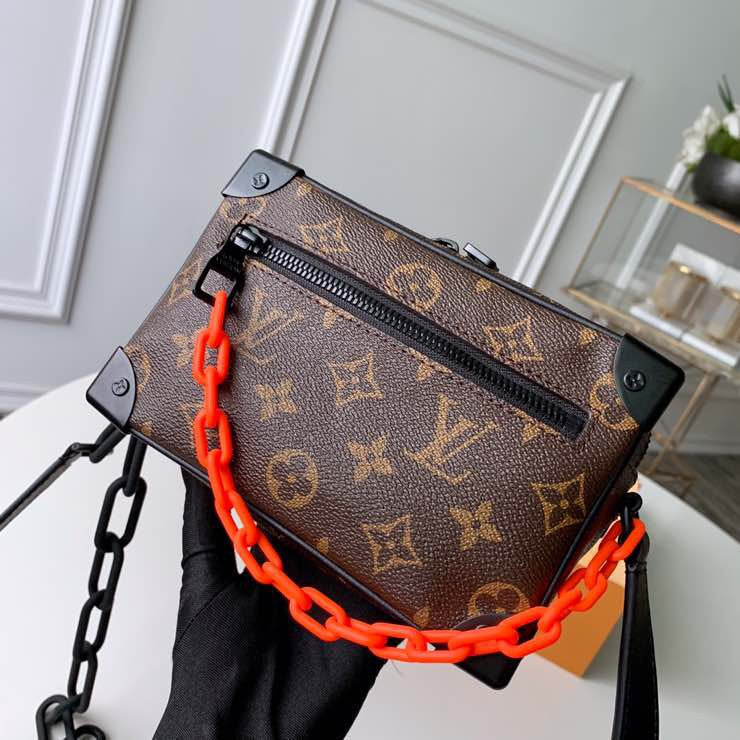 Front view of refined signature women's handbag – women's statement bag