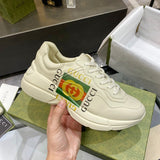 Gucci tonal black luxury sneakers view 10 classic court silhouette