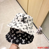 Close-up detail view of Louis Vuitton unisex cap