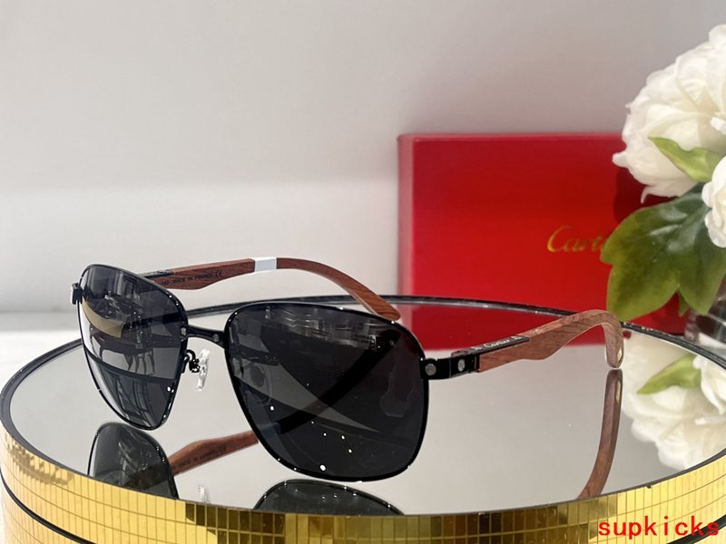 Full view of Cartier unisex sunglasses