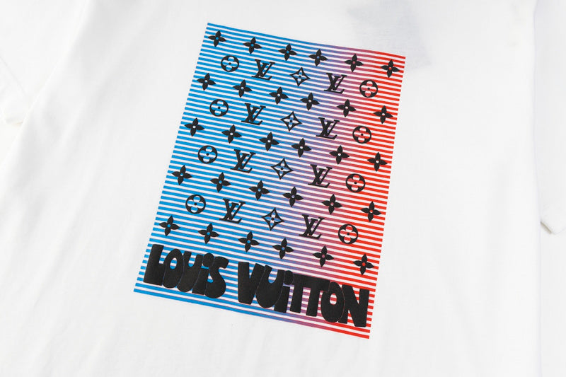 Back view of Louis Vuitton cotton t-shirt with contemporary cut