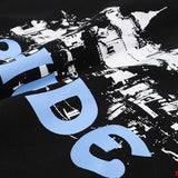 Full styled look of Rhude luxury clothing with signature branding