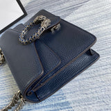 Back view of everyday-luxe polished women's handbag – women's designer-style accessory