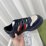 Gucci tonal black luxury sneakers view 10 premium leather build