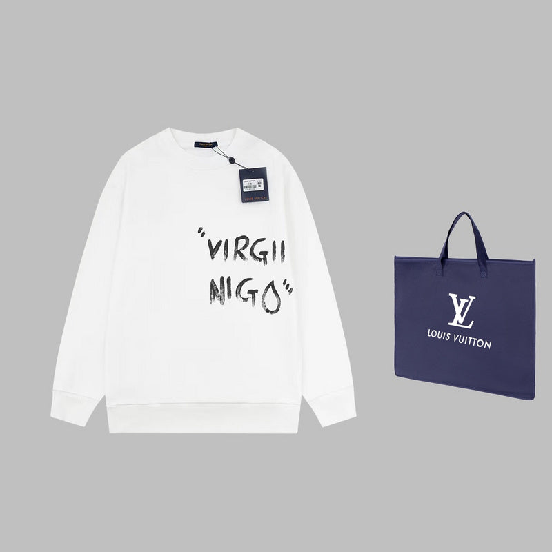 Front view of Louis Vuitton luxury clothing with everyday silhouette