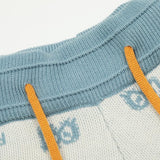 Close-up detail shot of Rhude luxury clothing with runway-inspired design