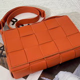Bold Faux Leather Handbag - Premium Craftsmanship Detailing | Women's Statement Accessory #1634 - alternate angle view (image 8) of designer-inspired handbag